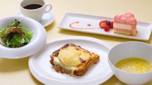 クロックムッシュのランチセット